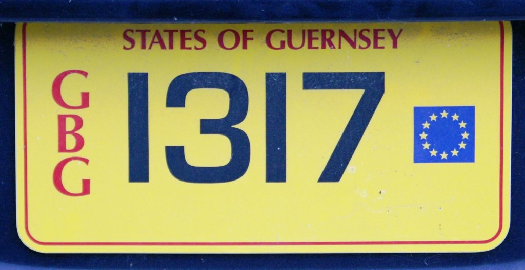 guernsey number plate
